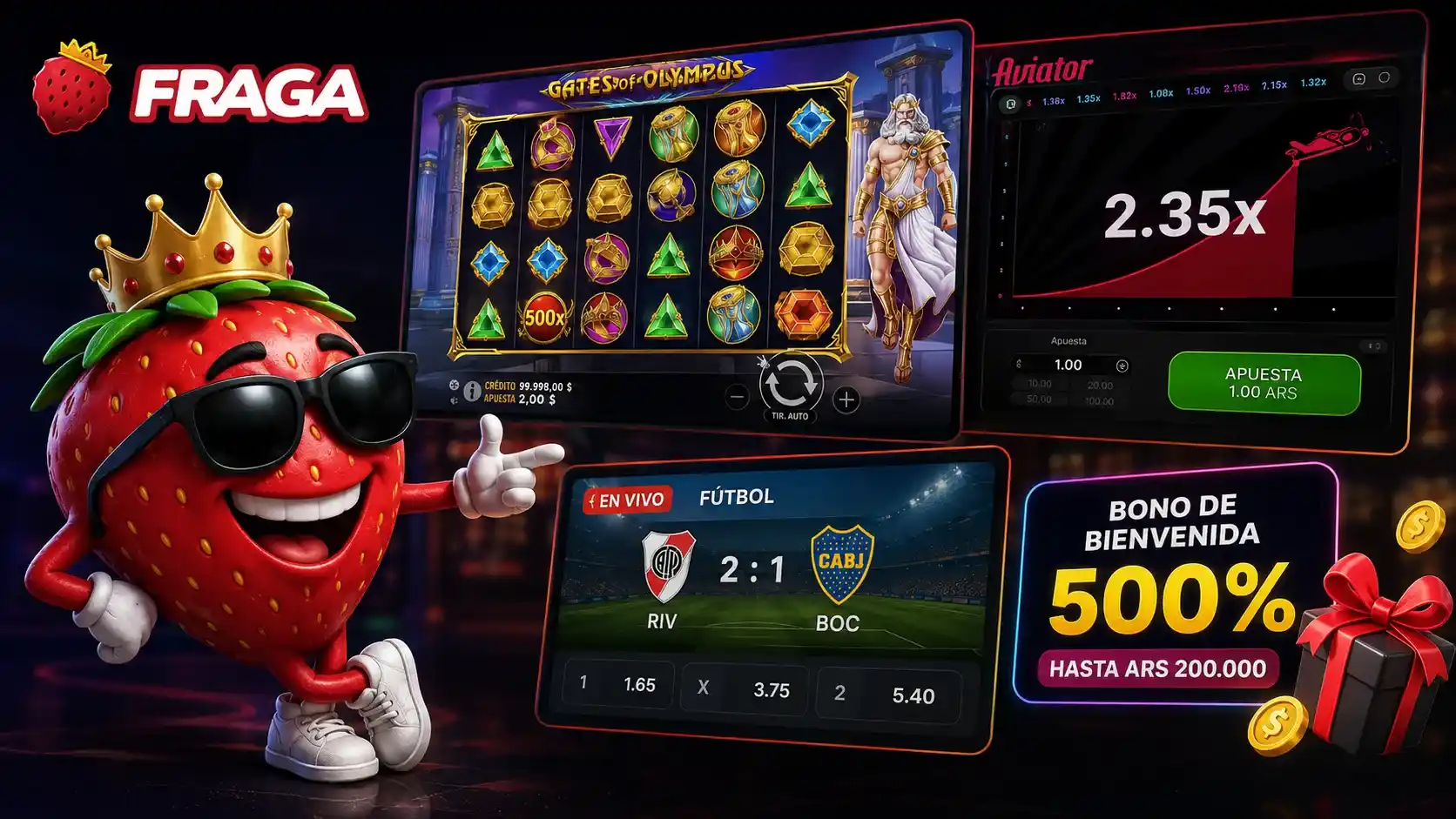 Fraga casino online en Argentina: bonos y apuestas
