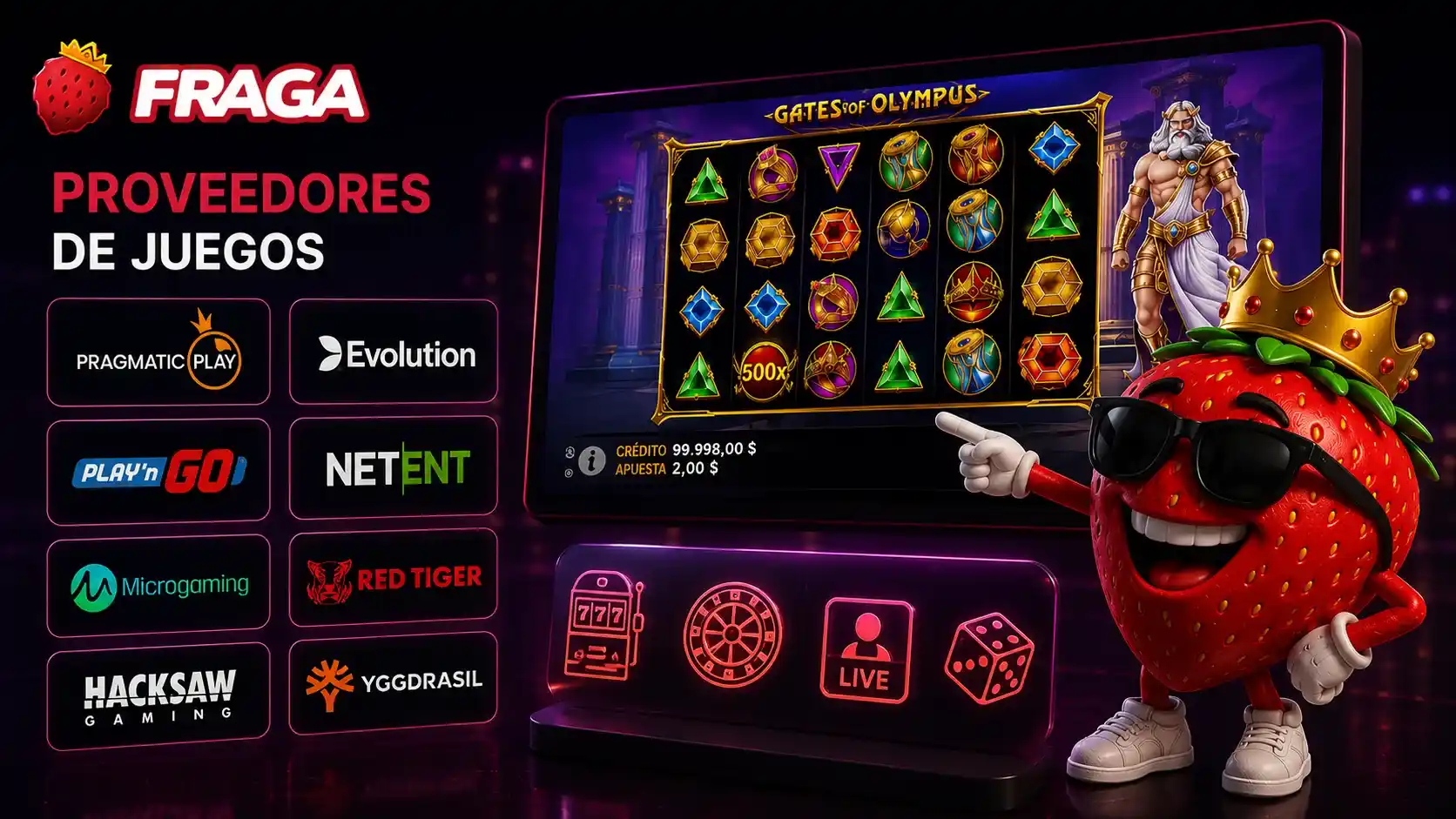 Proveedores de juegos